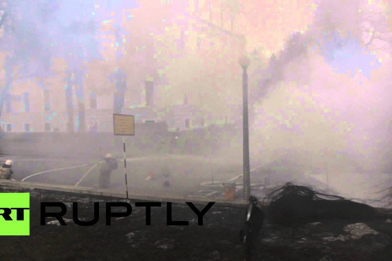 [VIDEO] ‘Tiểu đoàn tiễu phạt’ náo loạn Bộ Quốc phòng Ukraine