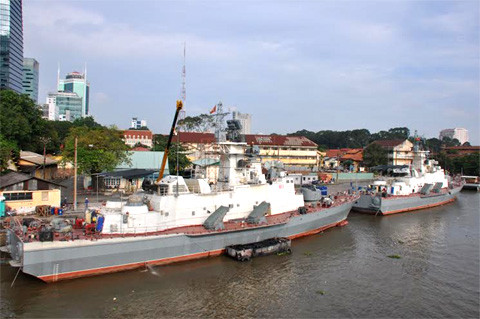 Cặp tàu số 2 (M3, M4) đang hoàn chỉnh tại nhà máy và sẵn sàng đi nghiệm thu trên biển cấp Nhà máy, Quân chủng Hải quân và Bộ Quốc phòng