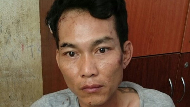 Nghi can Phạm Văn Hùng tại cơ quan điều tra. Ảnh CA cung cấp