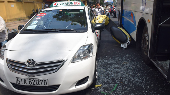 Hiện trường vụ tai nạn