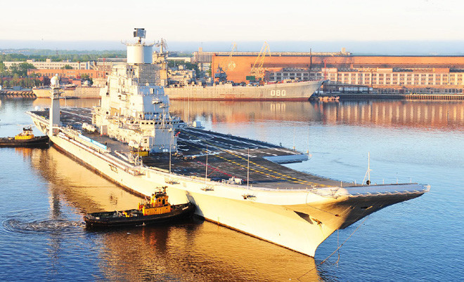 Tàu sân bay Vikramaditya về tới Ấn Độ