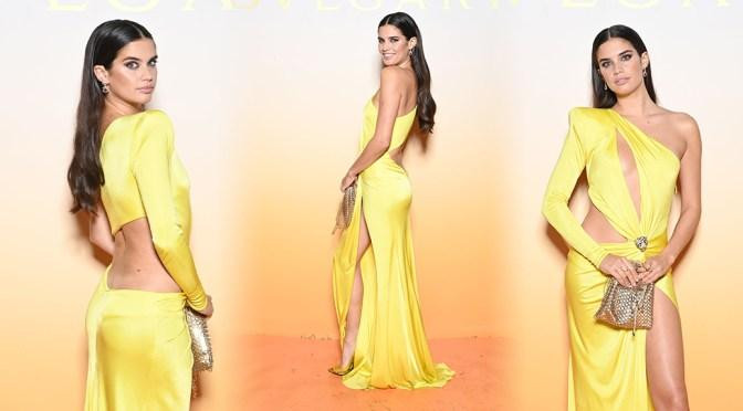 'Thiên thần nội y' Sara Sampaio đẹp như mộng với váy cắt xẻ cực gợi cảm