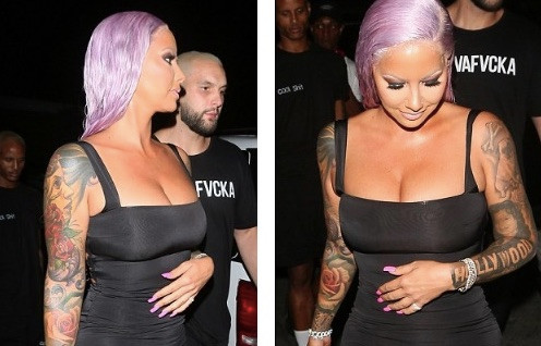 Vũ nữ thoát y Amber Rose phô vóc dáng nóng bỏng khó rời mắt
