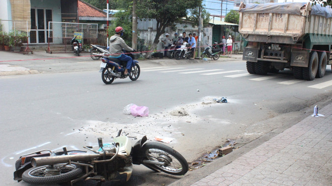Hiện trường vụ tai nạn 