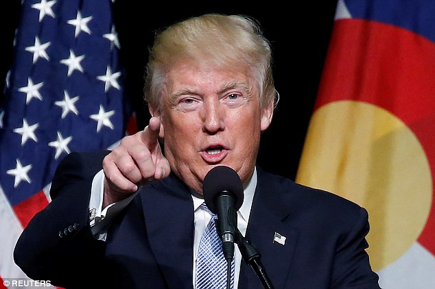 Tổng thống Mỹ Donald Trump. Ảnh: Dailymail