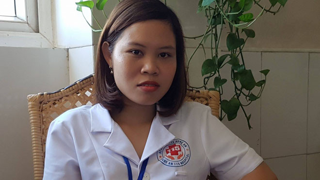 Bác sỹ Hoàng Thị Minh tường trình lại sự việc. 