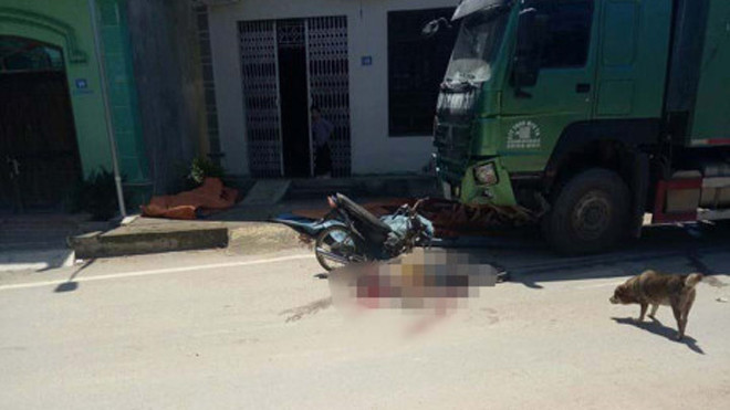 Hiện trường vụ tai nạn *ảnh: TL