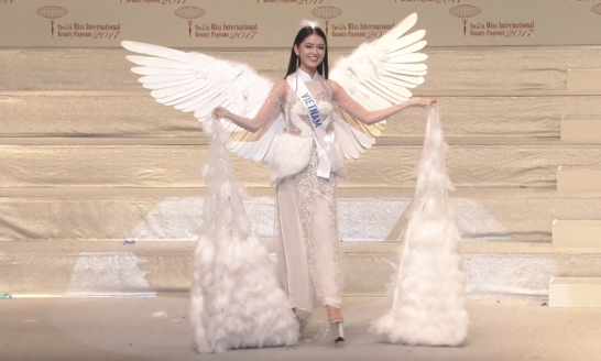 Á hậu Thuỳ Dung không thể đội mấn trong đêm chung kết vì lý do sức khoẻ.