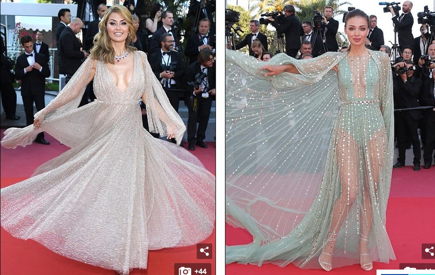 Dàn mỹ nhân xúng xính váy áo gợi cảm tại bế mạc LHP Cannes