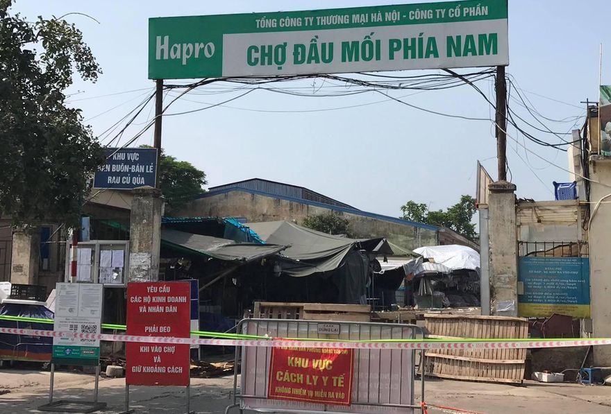 Hà Nội tìm người đến cây xăng gần chợ đầu mối phía Nam