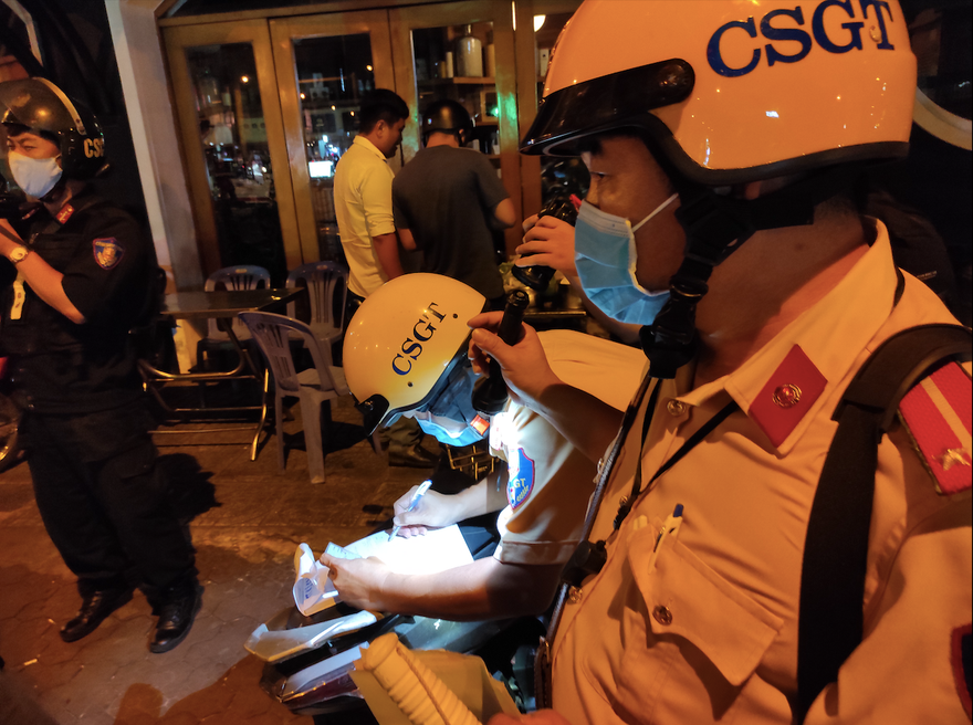 TPHCM thu giữ nhiều phương tiện vi phạm nồng độ cồn