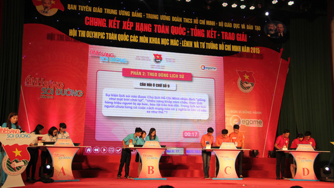 4 đội tuyển tranh tài tại vòng chung kết toàn quốc