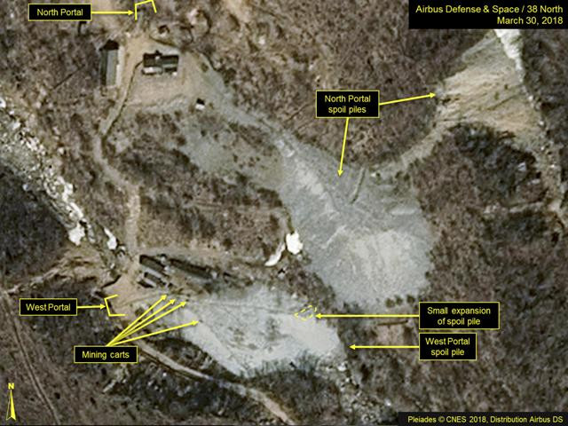 Triều Tiên phá huỷ bãi thử hạt nhân Punggye-ri