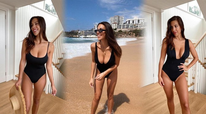 Người đẹp 9x Devin Brugman tròn đầy 'bốc lửa' với áo tắm