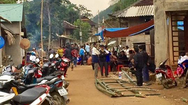 Hiện trường nơi xảy ra sự việc. Ảnh: CTV