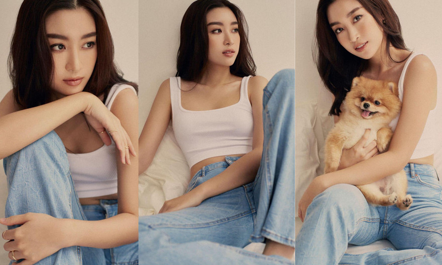 Hoa hậu Đỗ Mỹ Linh diện áo crop-top cực nóng bỏng trong bộ ảnh đón sinh nhật