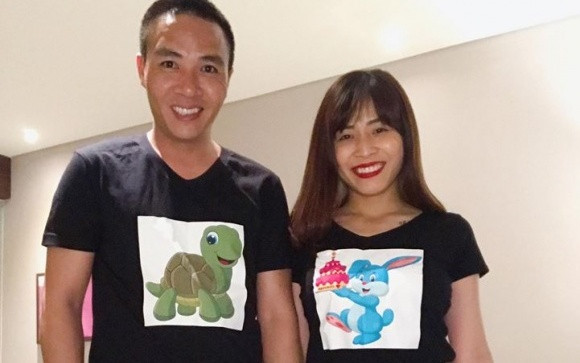 Bố mẹ MC Hoàng Linh rất yêu quý con rể tương lại