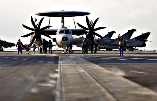 Một máy bay trinh sát của Pháp. (Nguồn: AFP)