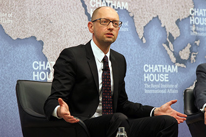 Thủ tướng Ukraine Arseniy Yatsenyuk. Ảnh: Interfax