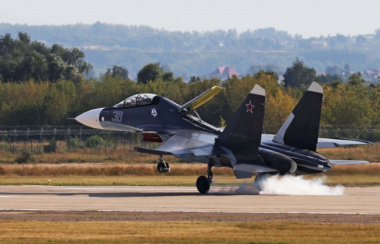 Tiêm kích đa năng Su-30SM. Ảnh: Kommersant