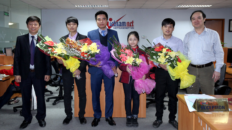 Khách mời tại tòa soạn VietNamNet. Ảnh: Lê Anh Dũng