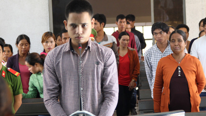 Bị cáo Y Yui tại phiên tòa.