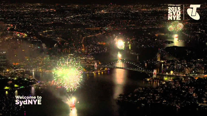 Pháo hoa rực sáng Sydney chào đón năm mới 2016