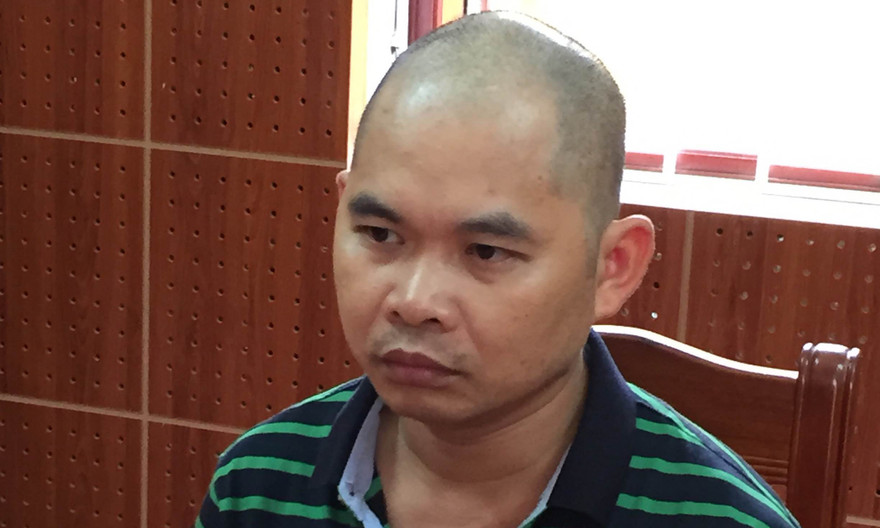 Đối tượng Diên khai báo hành vi phạm tội. Ảnh: Công an LS cung cấp.