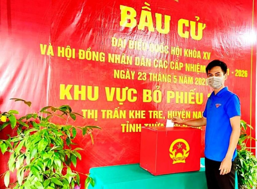 Giới trẻ TT-Huế tích cực tham gia bầu cử đại biểu Quốc hội và đại biểu HĐND các cấp.