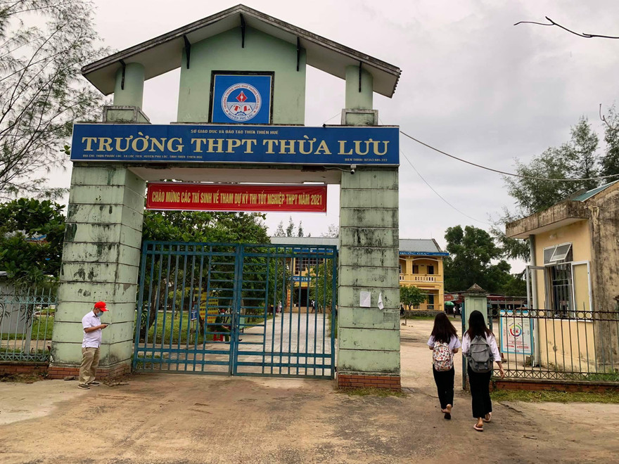 Điểm thi Trường THPT Thừa Lưu - nơi có 13 thí sinh "đặc biệt" dự thi