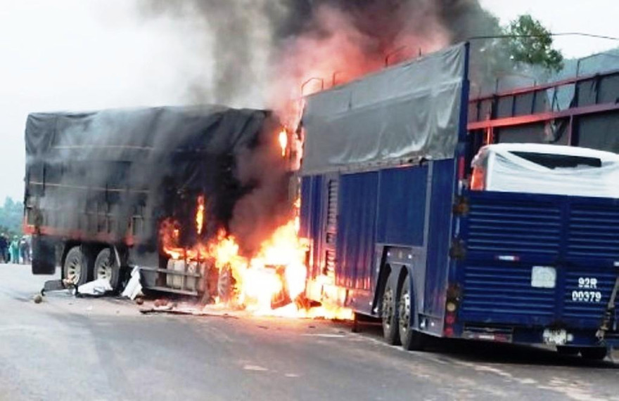 Hiện trường vụ tai nạn