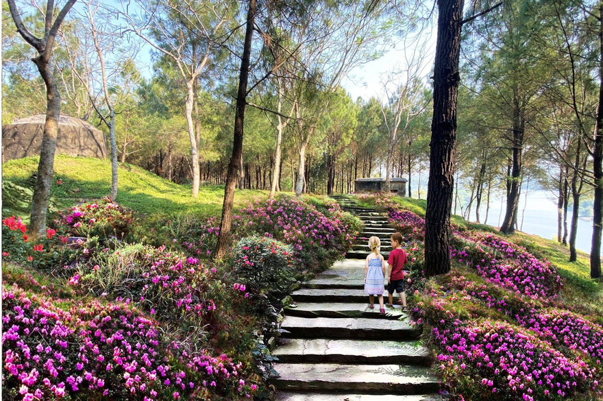 Phối cảnh lối đi bộ trên đồi Vọng Cảnh. Ảnh Thái Bường