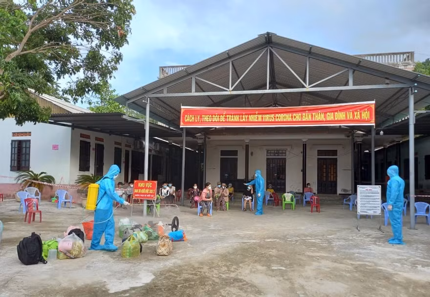 Khu nhà nghỉ này được người dân tự nguyện giao cho cơ quan chức năng làm khu cách ly tập trung có thời hạn đối với công dân trở về từ vùng dịch