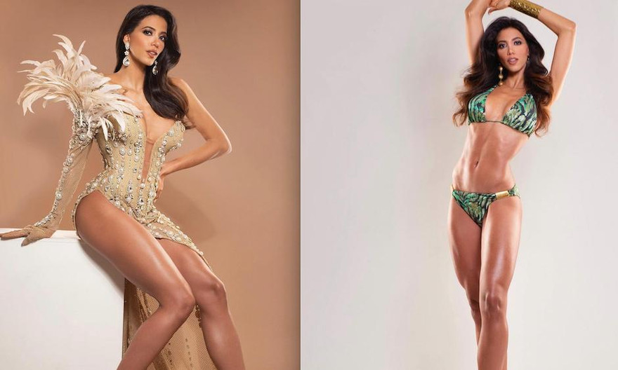 Nữ MC sở hữu đường cong 'vệ nữ' đăng quang Hoa hậu Trái đất Venezuela 2021 