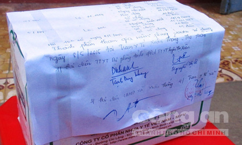 Nguyên nhân cháu Trịnh Thanh Bình tử vong là do phản ứng quá mẫn sau tiêm vắc-xin BCG (phòng Lao). Ảnh: CATP