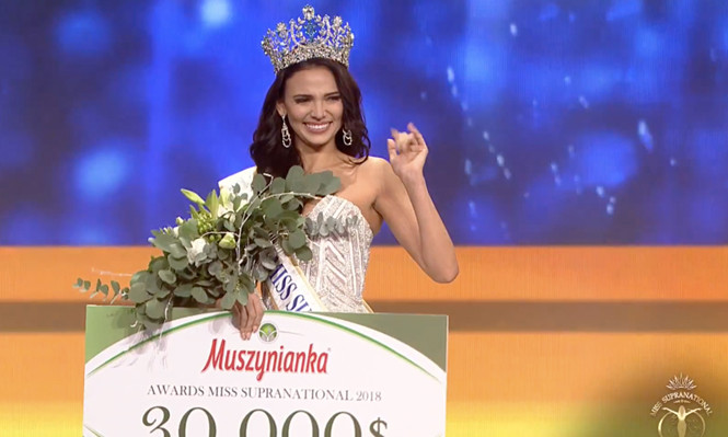 Người đẹp Valeria Vázquez đến từ Puerto Rico xuất sắc đăng quang ngôi vị Hoa hậu siêu quốc gia 2018.