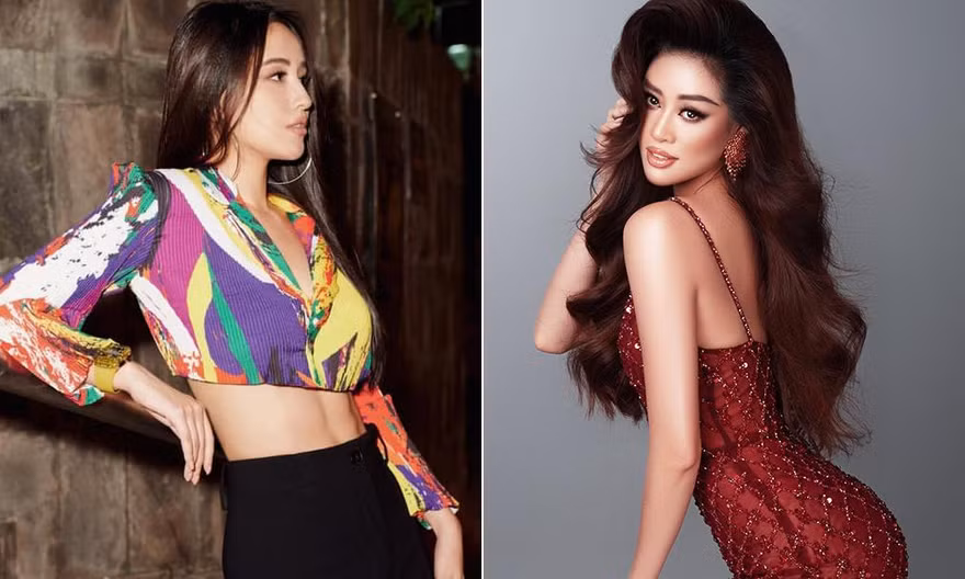 Mai Phương Thuý khoe eo 'con kiến' sexy, Khánh Vân diện váy xẻ khoe vòng một nóng bỏng 