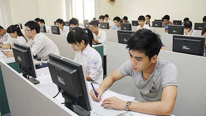 Thí sinh dự thi đánh giá năng lực vào ĐH QGHN