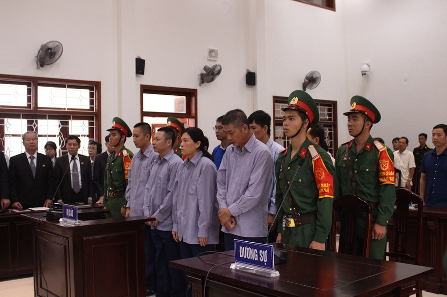 Tại tòa, các bị cáo thừa nhận hành vi của mình