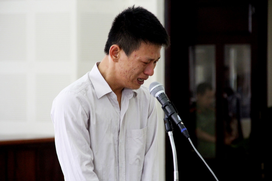 Bị cáo Thư hối hận vì hành vi của mình