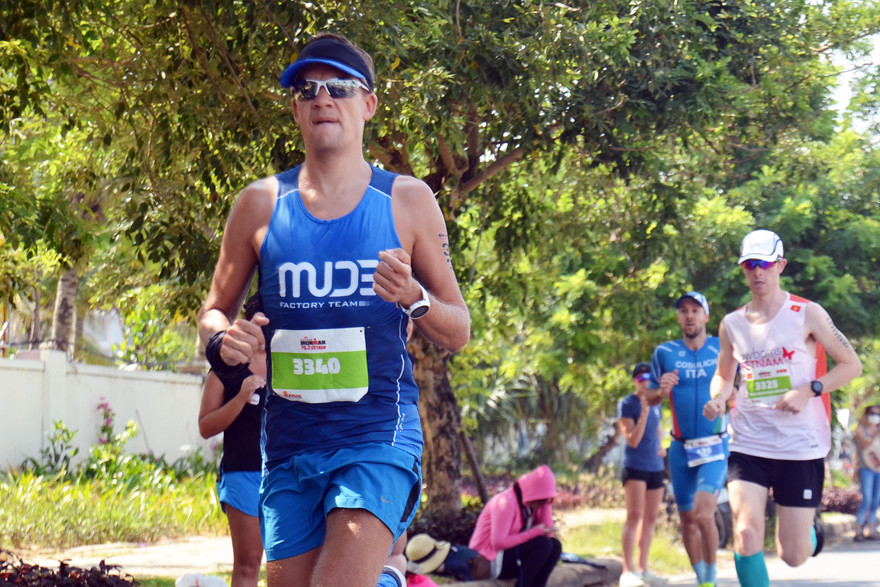 Cuộc thi IRONMAN 70.3 năm nay lần đầu tiên được mở rộng quy mô thành giải vô địch Châu Á – Thái Bình Dương. Ảnh: X.S