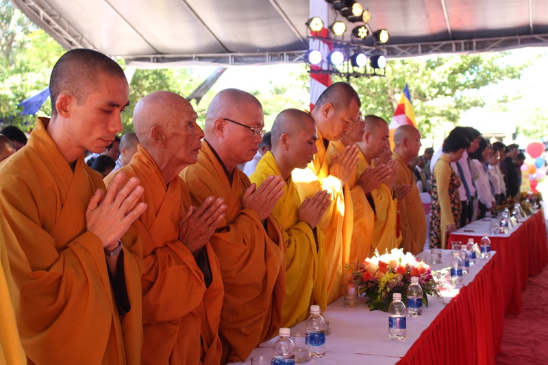 Lễ hội Vu lan Báo hiếu Ngũ Hành Sơn năm 2018 kéo dài trong 2 ngày (20/8 và 21/8). Ảnh: Giang Thanh