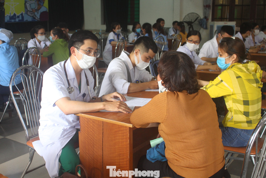 LĐLĐ TP Đà Nẵng phối hợp với Thành Đoàn Đà Nẵng và Hội Thầy thuốc trẻ TP Đà Nẵng tổ chức khám, tư vấn sức khoẻ và phát thuốc miễn phí cho đoàn viên, người lao động làm việc tại các đơn vị trong khu công nghiệp Hoà Khánh