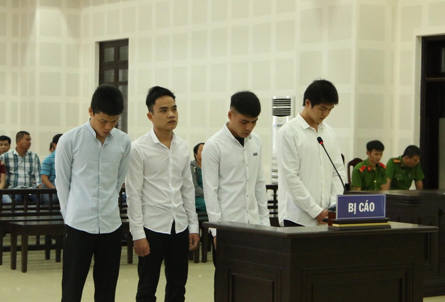 Các bị cáo tại tòa