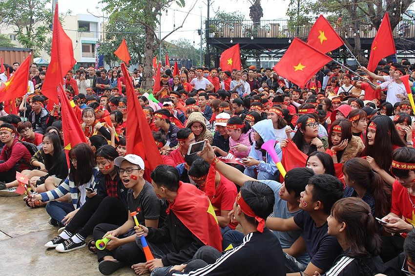 Khán giả Đà Nẵng sẽ có thể lựa chọn các điểm chiếu công cộng để xem trận chung kết lượt về AFF Cup 2018. Ảnh: Giang Thanh