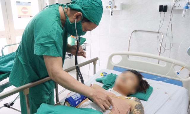 Hiện sức khỏe bệnh nhân đã ổn định và tiếp xúc tốt.