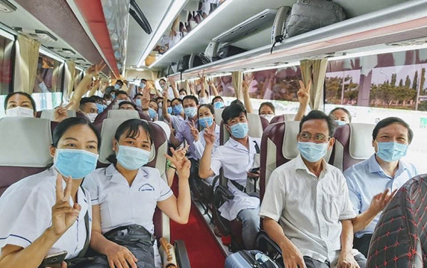 33 y bác sĩ tình nguyện từ Hải Phòng đã có mặt tại Đà Nẵng cùng phòng, chống, chữa trị COVID-19.