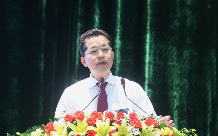 Ông Nguyễn Văn Quảng, Bí thư Thành uỷ Đà Nẵng được giới thiệu ứng cử ĐBQH khoá XV. Ảnh: Nguyễn Thành