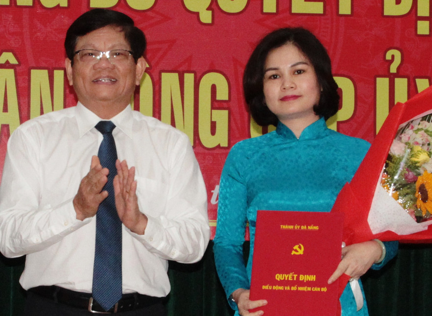 Bà Lê Thị Mỹ Hạnh vừa được bổ nhiệm làm Trưởng ban Nội chính Thành ủy Đà Nẵng