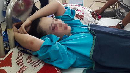 Chị T.T.Q.N hiện đang điều trị tại bệnh viện Đà Nẵng.